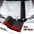 Front Hood Decal Wrap Sticker Carbon Fiber Style for Honda Civic (2016–2020)
