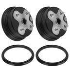 Set of 2 Front Wheel Brake Drums W/Seals for Yamaha Timberwolf 250 (1994–2000)