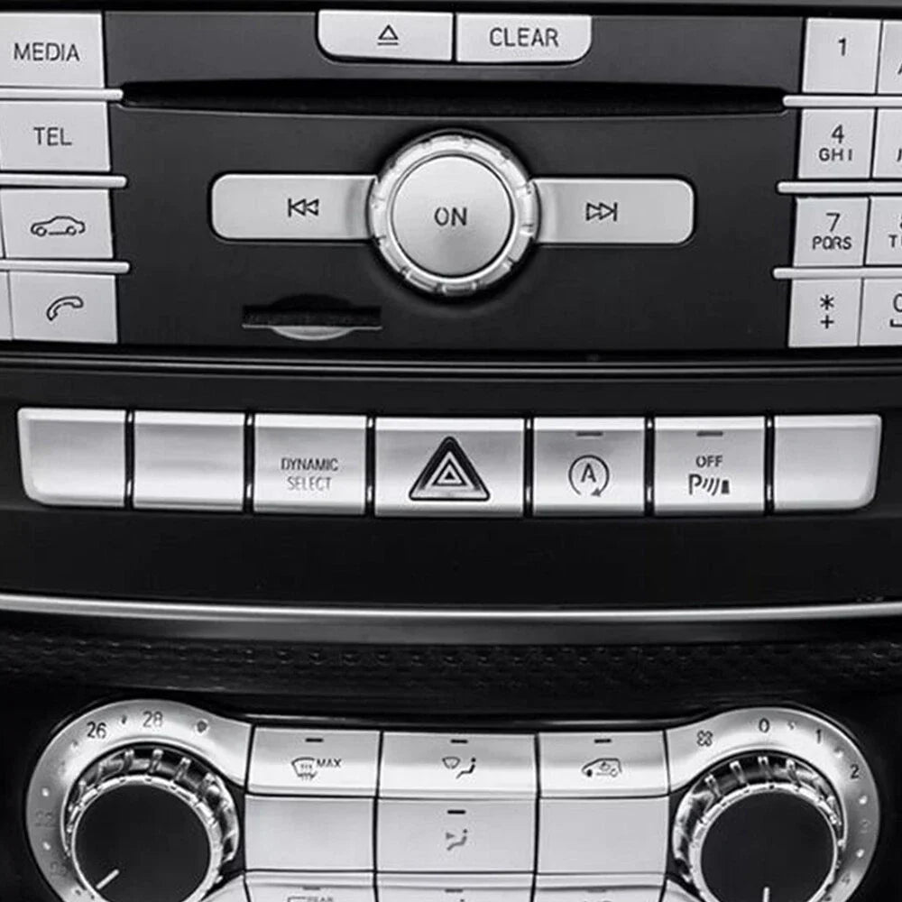 CD Panel Function Switch Cover Trim for Mercedes A Class W176, B Class W246