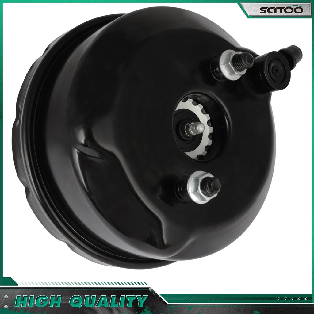 7" Single Diaphragm Black Power Brake Booster for Chevy GM (Universal)