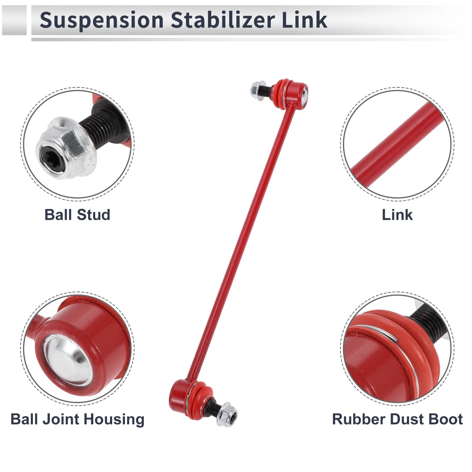 Set of 2 Front Stabilizer Bar Links for Honda Ridgeline (2006–2014) No.K750097