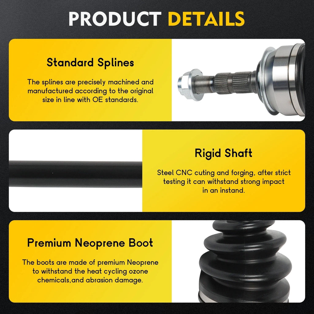 Front Passenger CV Axle Shaft Assembly for Chevrolet Cruze (2011–2016)