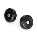 CNC Pair Black Frame Insert Plug for Tiger 800 (2011–2018)