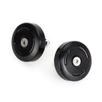 CNC Pair Black Frame Insert Plug for Tiger 800 (2011–2018)
