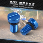 M5 Front Fork Air Valve Screws Bolts for Yamaha YZ 250F 400F 426F 450F (2001–2021)