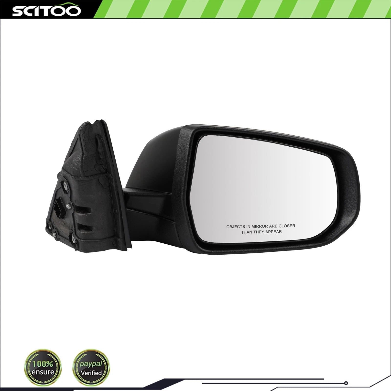 Passenger Side Door Mirror for Chevrolet Malibu (2016–2021) Heated 7 Pin