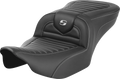 SADDLEMEN Roadsofa Seat for Harley Davidson (2014–2023) Tuck-n-Roll Carbon Fiber