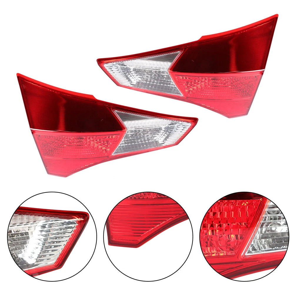 Set of 2 Rear Chrome Tail Lights for Toyota RAV4 (2013-2015)