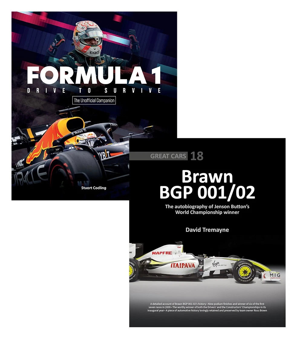 Brawn BGP 001/02 Formula 1 Drive to Survive Book Set