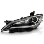 Halogen Headlight for Chrysler 200 (2015–2017) w/o LED DRL, Chrome Trim, Left