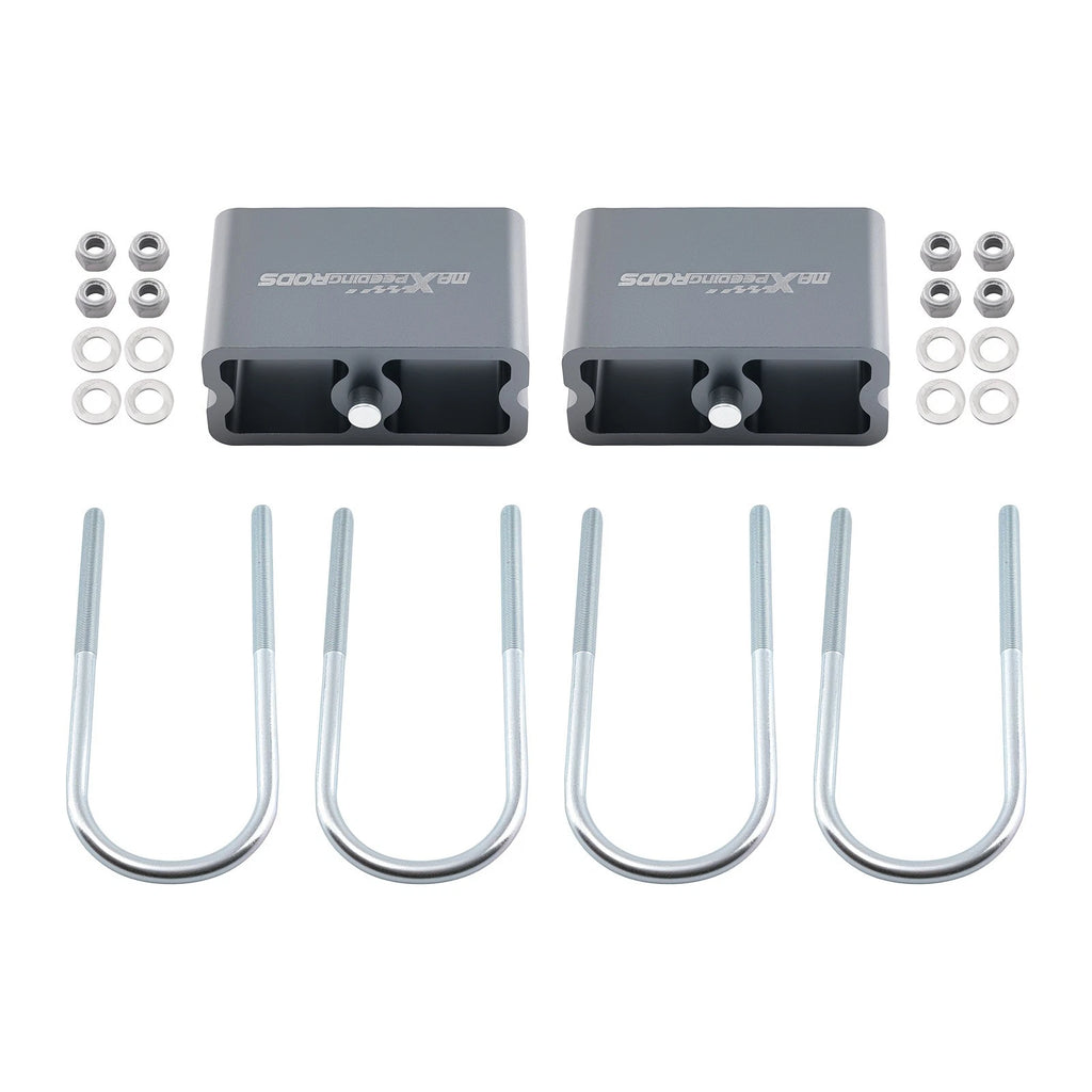 Set of 2 Rear Lowering Blocks for Mazda B2200 (1986–1994) Billet Aluminum