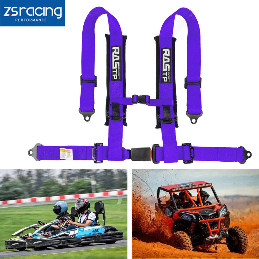 4 Point Racing Seat Belt Harness for Universal Fit
