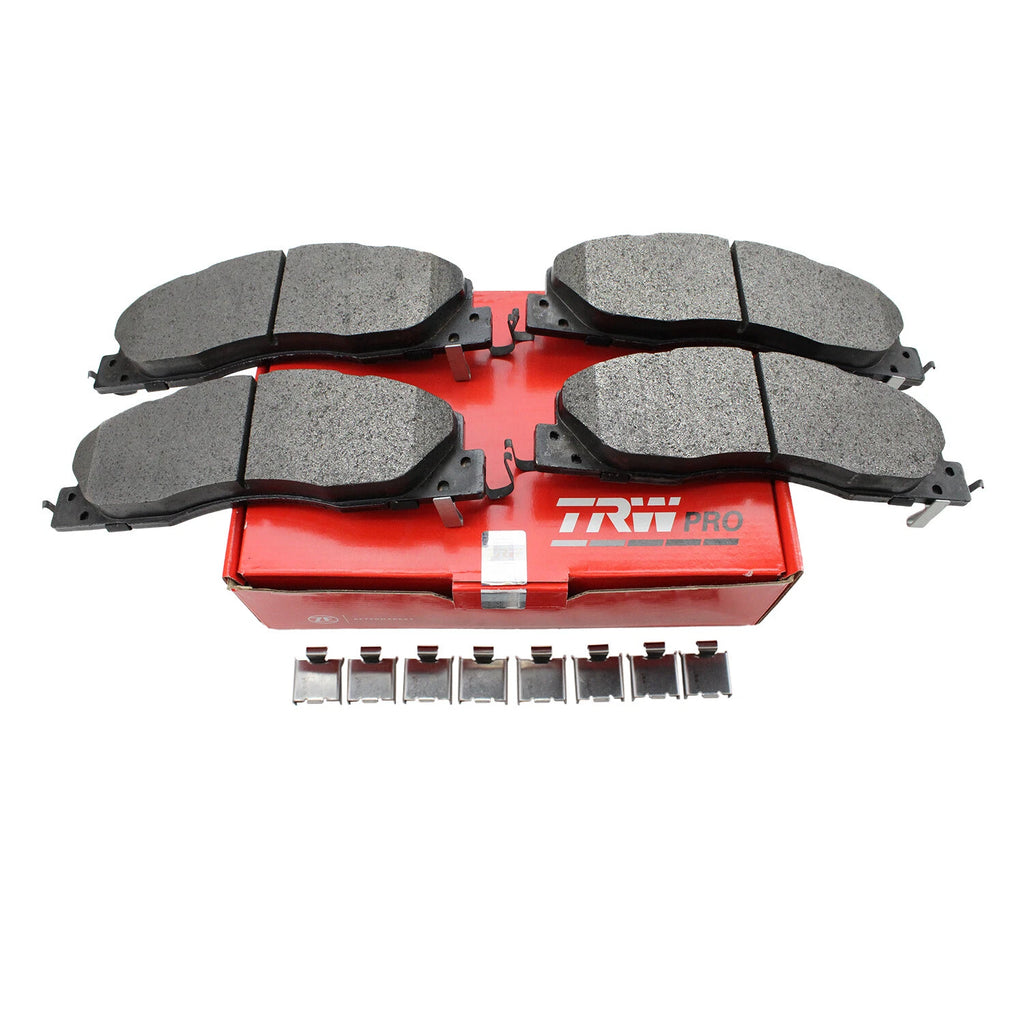 Set of 4 TRW Pro Metallic Slotted Brake Pads for Dodge Ram 2500 3500 (2003–2018)