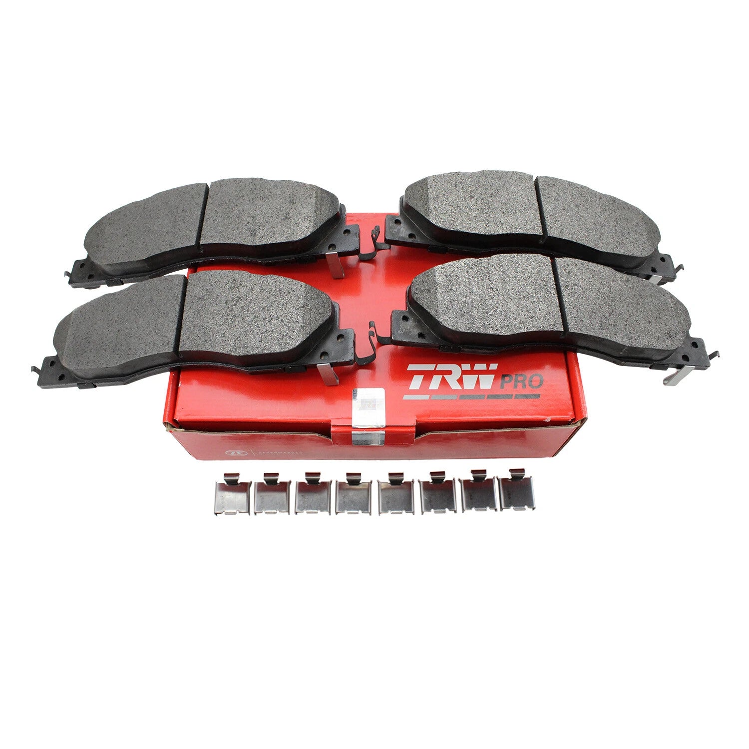 Set of 4 TRW Pro Metallic Slotted Brake Pads for Dodge Ram 2500 3500 (2003–2018)
