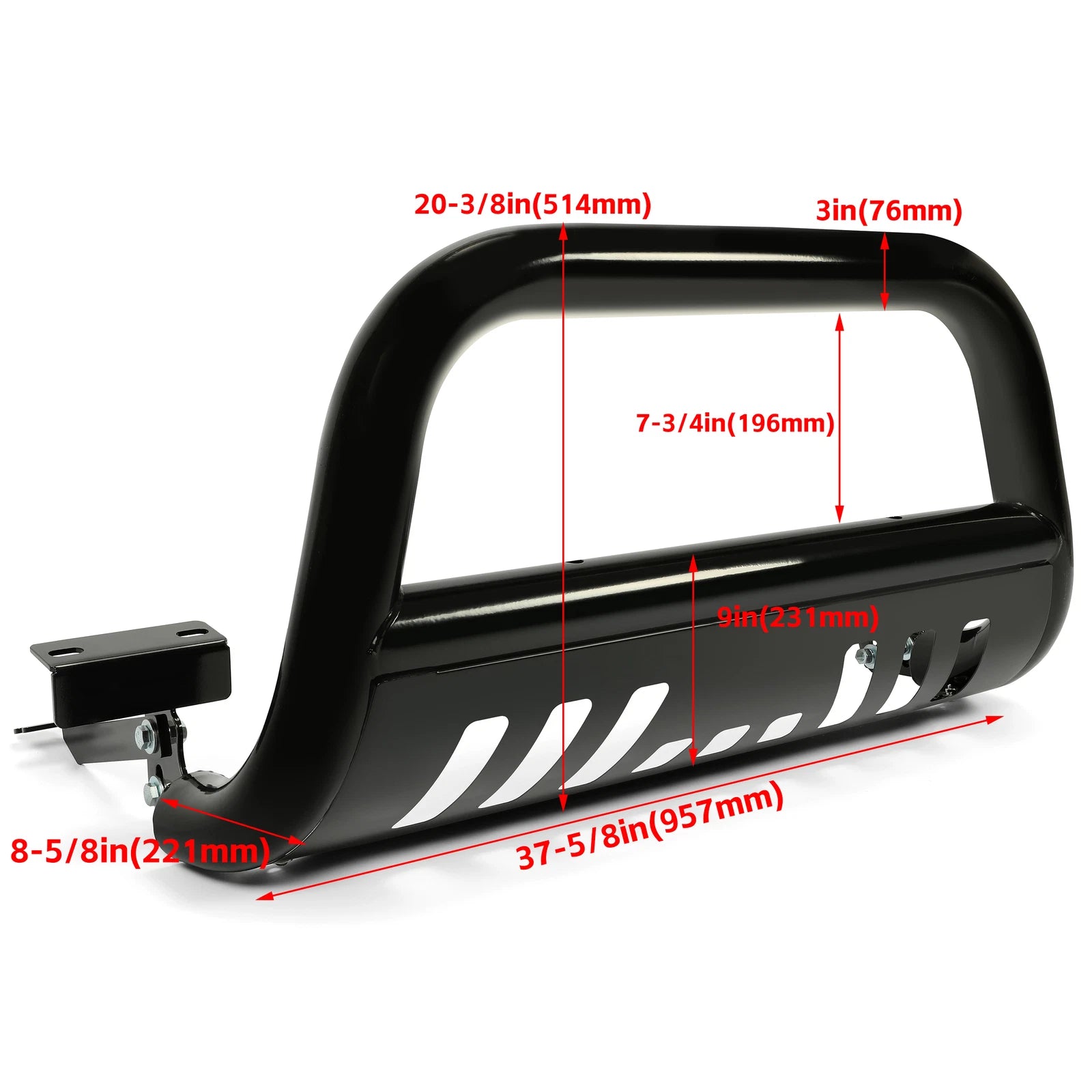Brush Bull Bar Push Front Bumper Grille Guard for Dodge Ram 1500 (2009–2023)