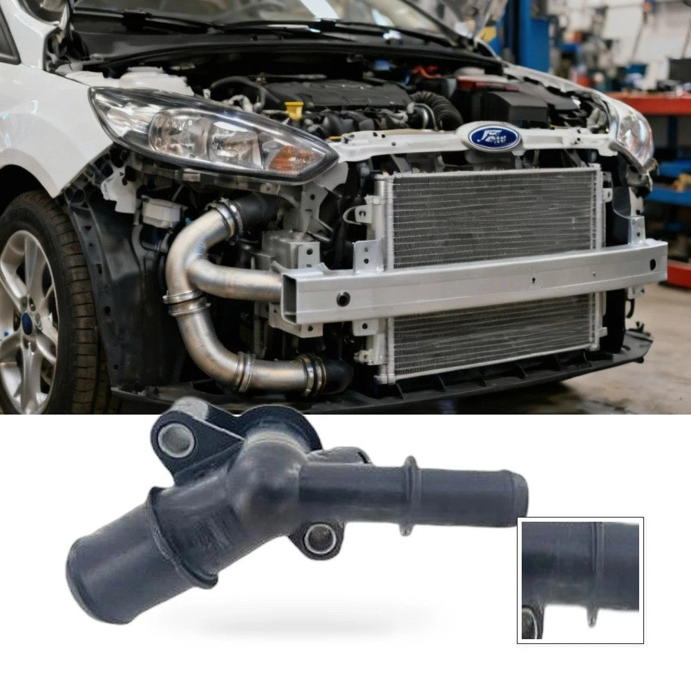 Radiator Upper Hose Connector for Ford Focus (2019), Fiesta (2018), EcoSport
