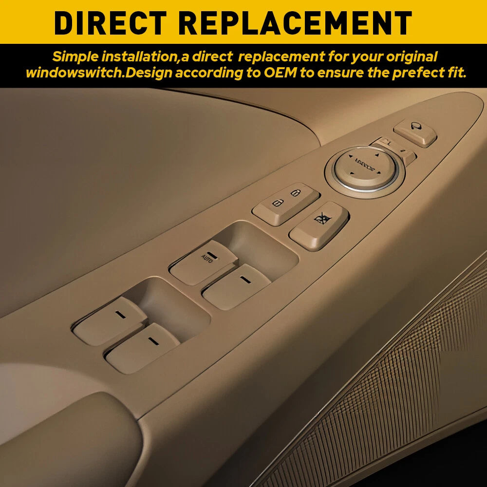 Power Window Control Door Lock Switch for Hyundai Sonata (2011–2015)