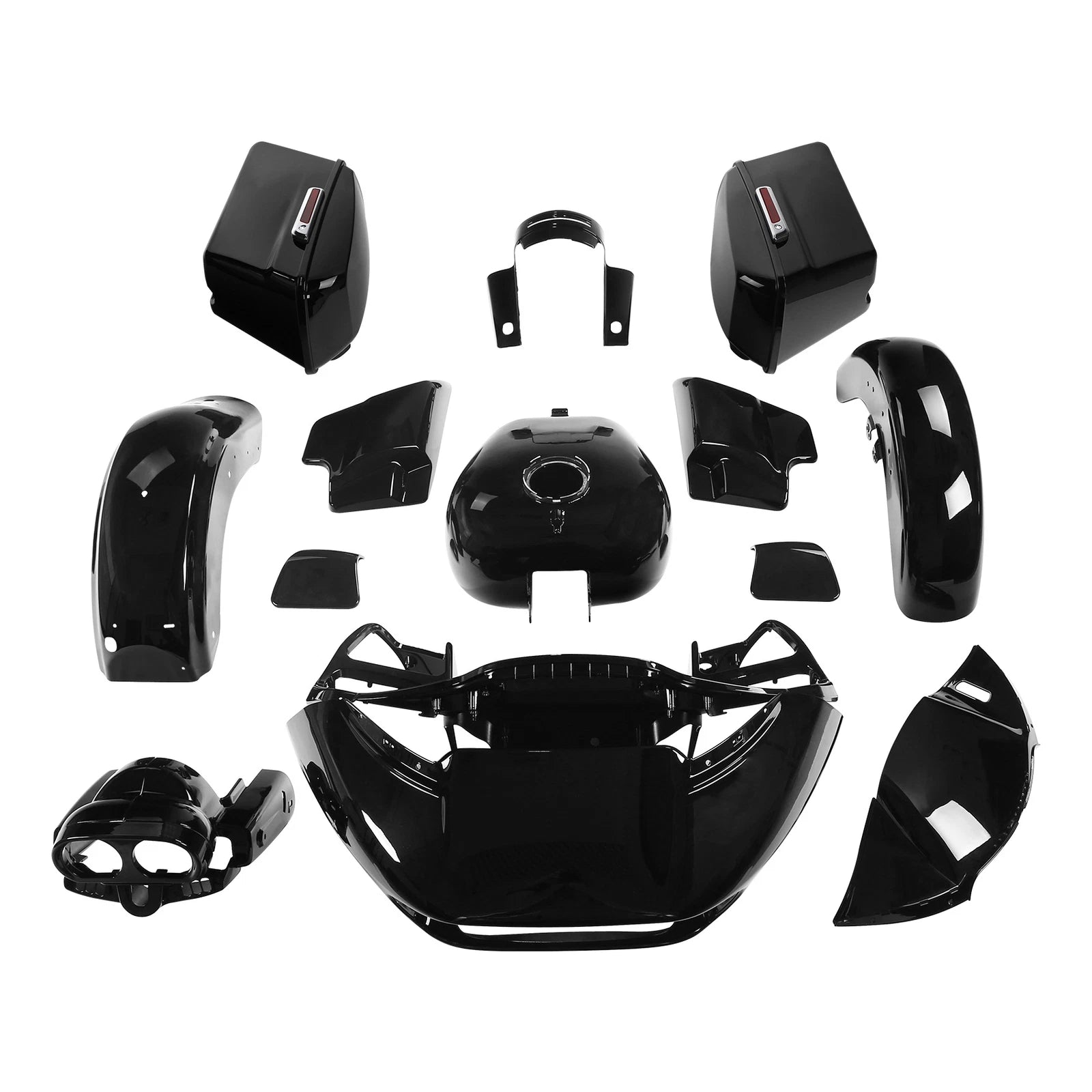 Fairings Body Kit for Harley CVO Road Glide (2015–2024) Vivid Black