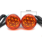 Front Run Brake Turn Signal Light Indicator Amber for Harley Sportster 883 1200 (1992–2017)