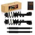 Front Struts w/ Coil Springs & Rear Shocks for Chevrolet Equinox Pontiac Torrent (2005–2009)