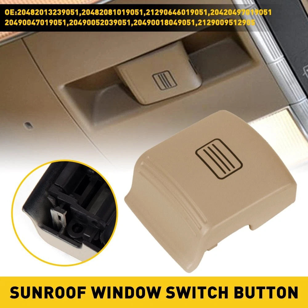 Sunroof Window Button Switch Cover for Mercedes W204 W212 W218 CLS (2007–2018)