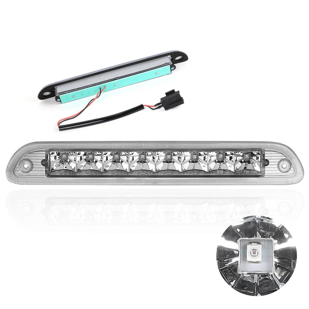 LED Third Brake Light for Ford Escape/Mercury Mariner (2001–2007) Chrome