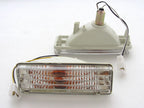 Crystal Clear Bumper Bar Indicator Lights for 1983-1988 Toyota Hilux