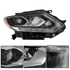 LED Headlight Assembly for Nissan Rogue (2014–2016) Right w/o Auto Control