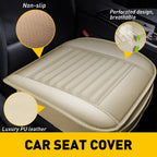 Universal Front Car Seat Cover Protector Mat Beige Tan