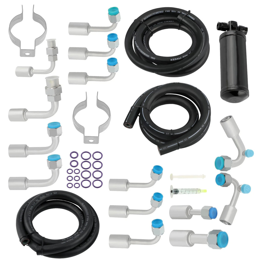 AC Hose Kit with R-Ring Fittings for Universal Vehicles (134a)