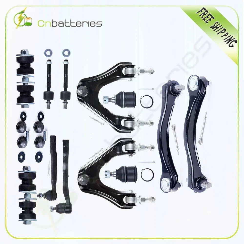 14PCS Front Control Arms Tie Rods Ball Joints Kit for Honda Accord & Acura CL