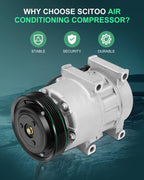 A/C Compressor for Hyundai Sonata (2011–2014), Kia Optima (2011) 178317