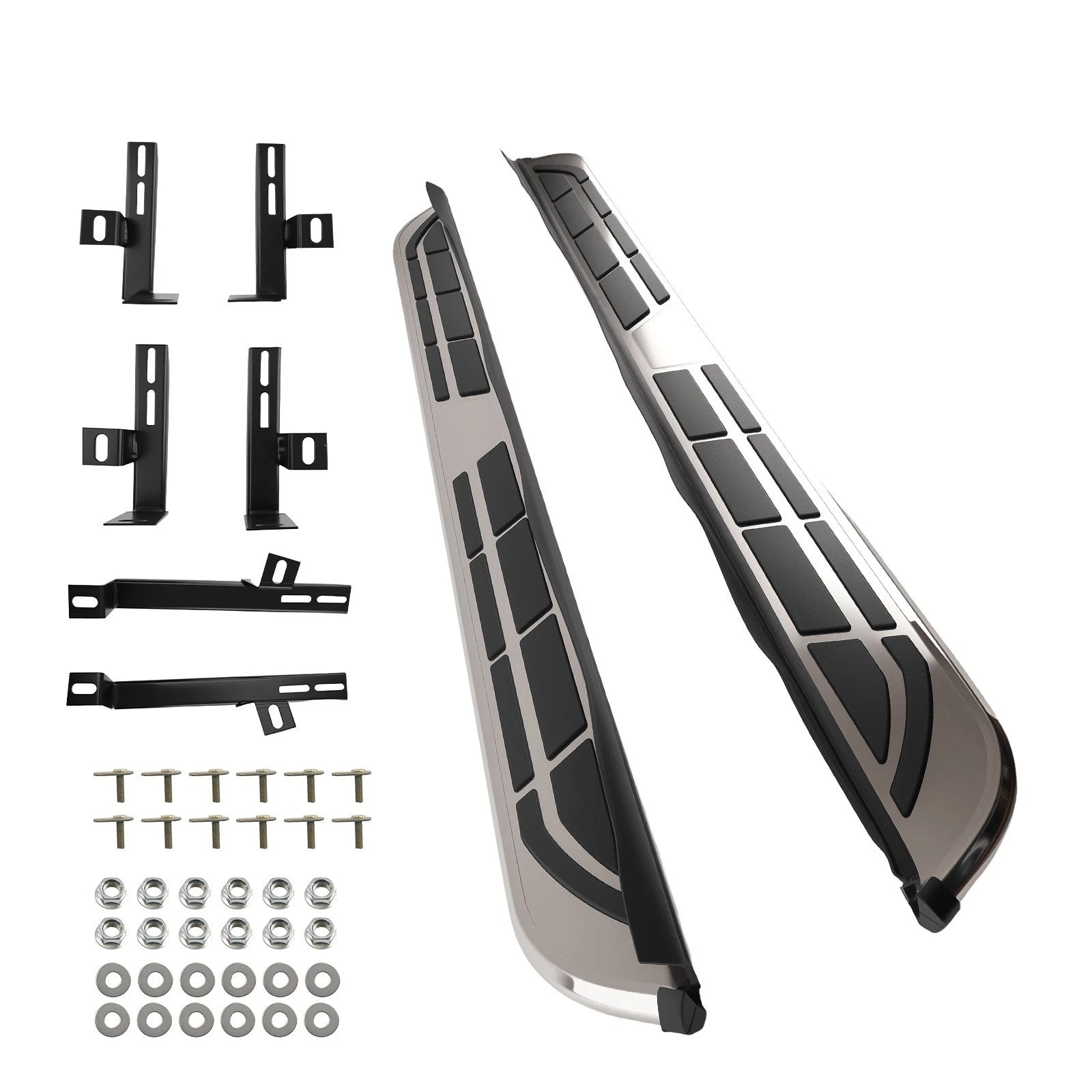 Anti-Slip Side Step Bars for Infiniti JX35 QX60 (2013–2021) Black Running Boards