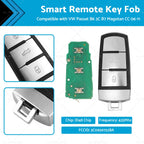 Smart Key Fob Remote for VW Passat B6/B7 Magotan CC (2006–2011)