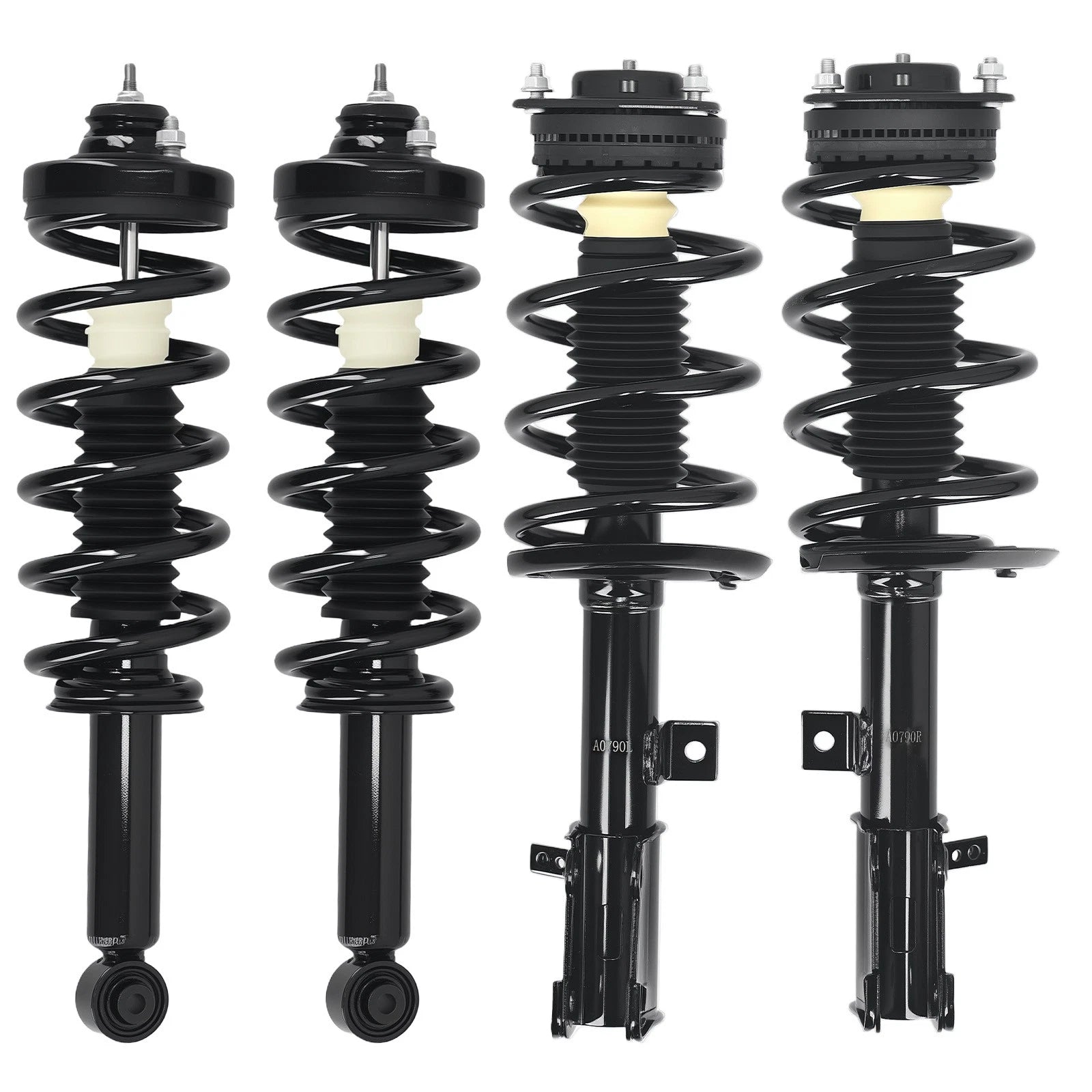 Front and Rear Struts with Coil Spring for Dodge Journey (2009–2019)