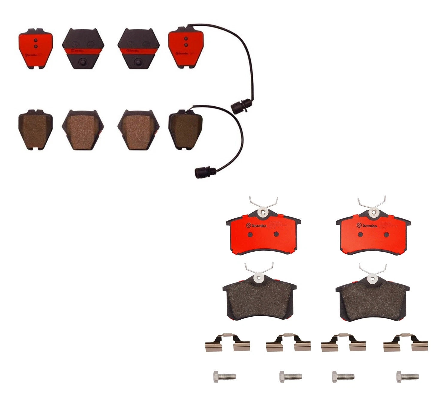 Brembo Ceramic Brake Pads Kit for Audi A8 Quattro 4.2 (2000)