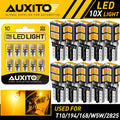 10X LED Amber Light Bulbs for Parking (175 2825 168 194 T10)