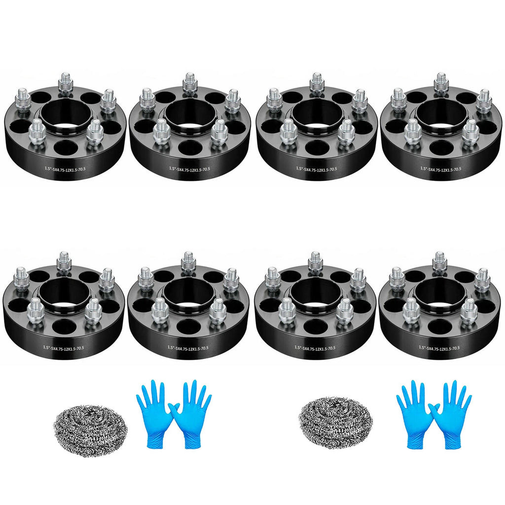 8Pc 1.5in Hubcentric Wheel Spacers Adapters for Chevy S10 GMC Pontiac (1999–2003)