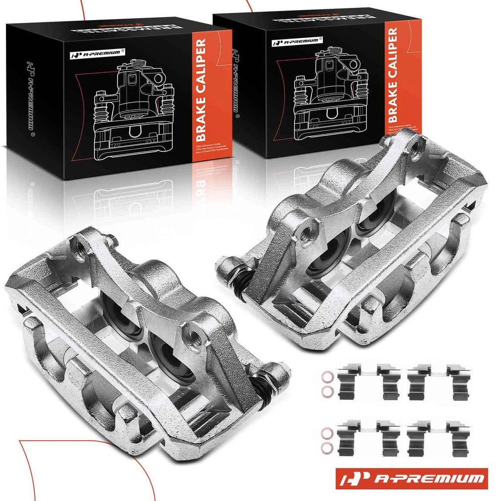 Pair Front Brake Calipers for Ford Explorer Taurus Flex (2011–2019)