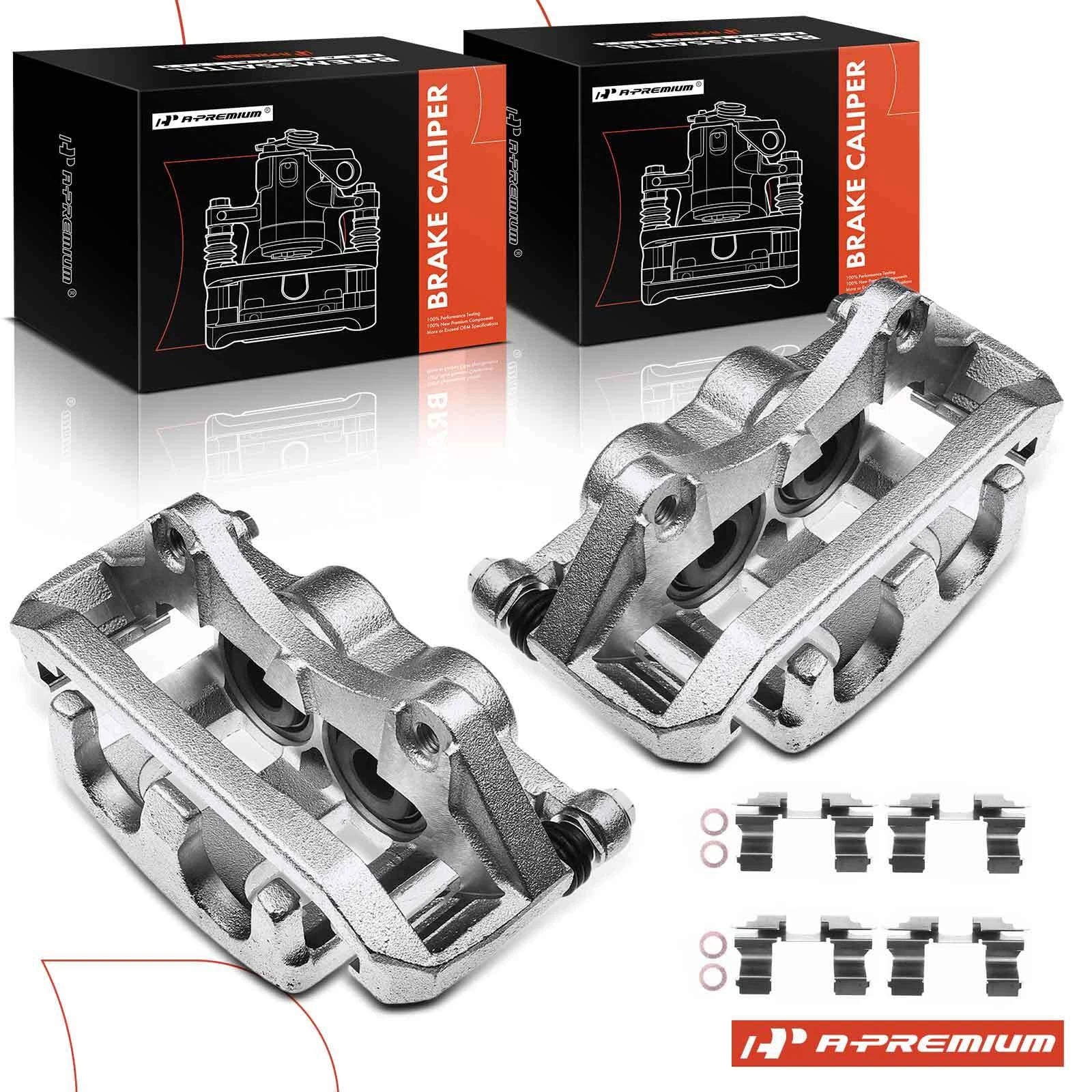 Pair Front Brake Calipers for Ford Explorer Taurus Flex (2011–2019)