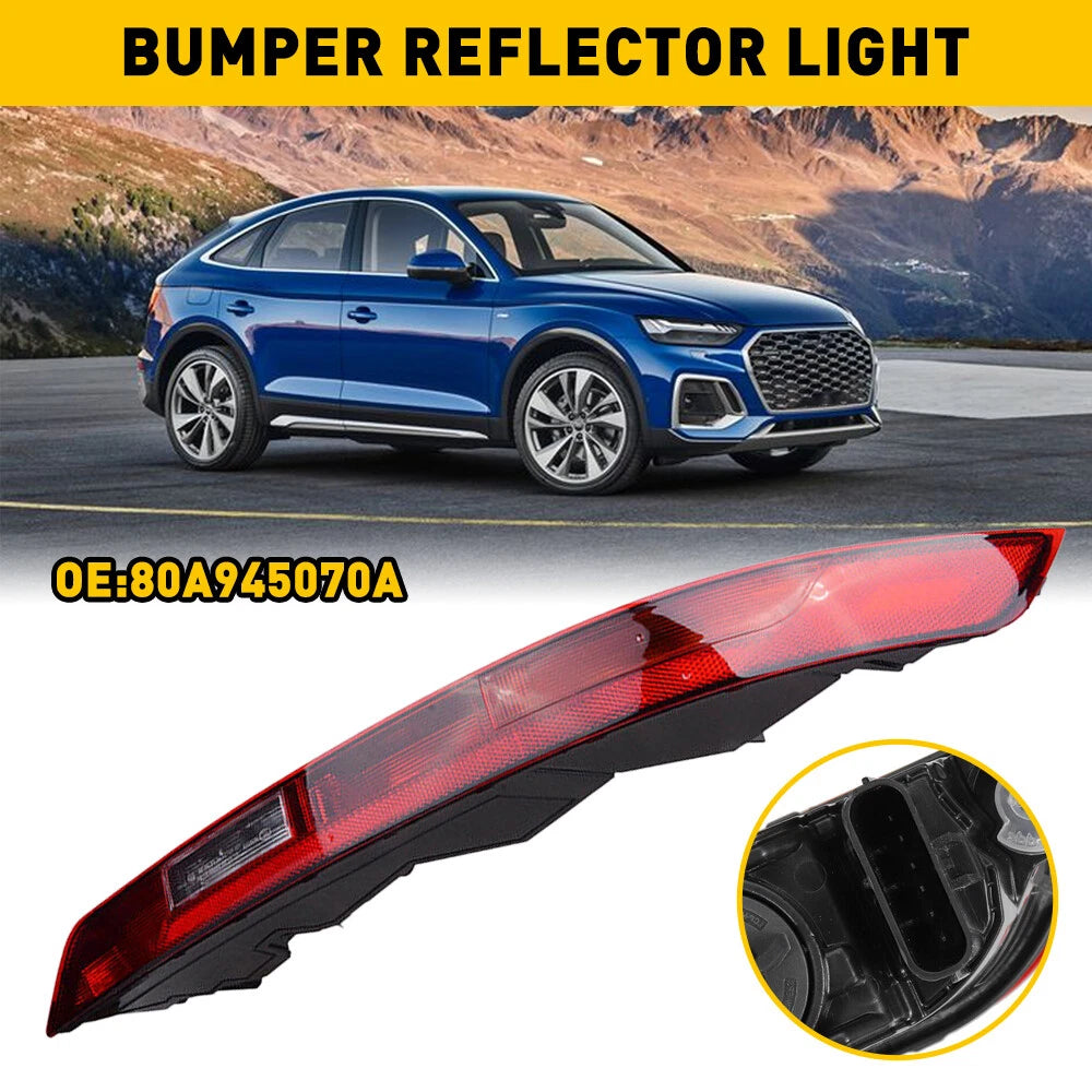 Lower Tail Stop Lamp for Audi Q5 (2018–2021) Passenger Side Rear Bumper Light