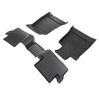 Set of 2 Black Floor Mat Liners for Mercedes-Benz C-Class W206 (2022–2024) Waterproof