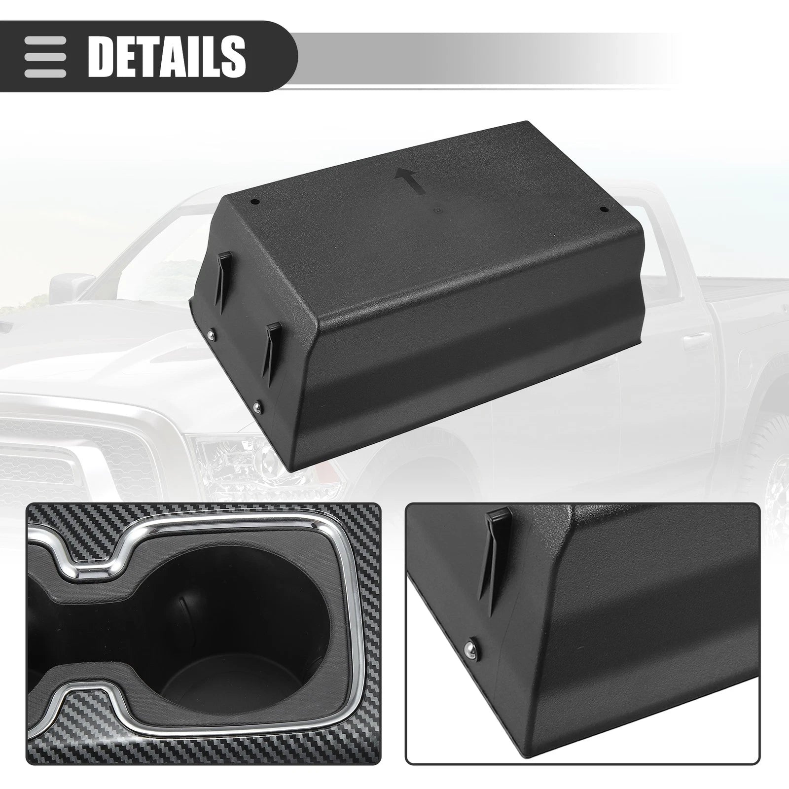 Center Console Cup Holder 23467147 for Chevy Silverado, GMC Sierra 1500 