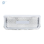 Chrome Mesh Front Bumper Upper Grille for GMC Sierra 1500 Denali (2014-2015)