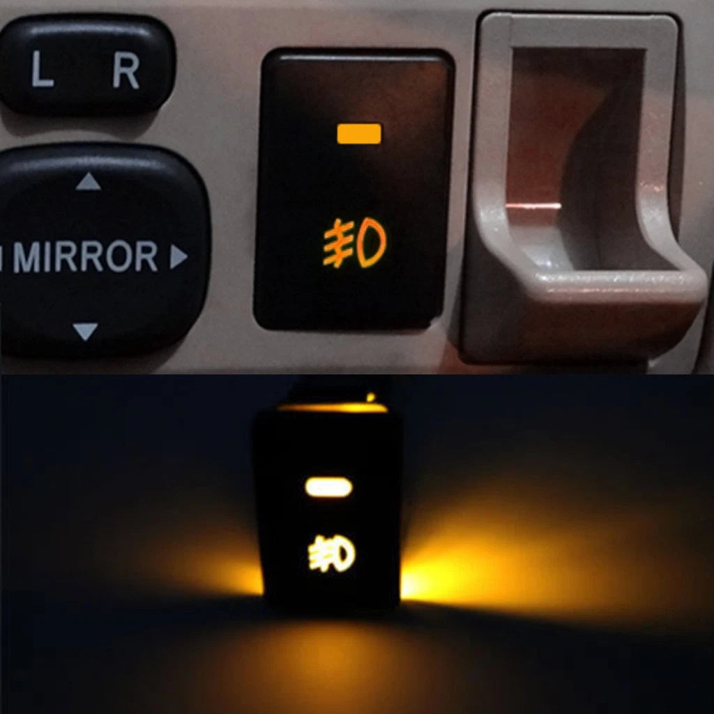 39mm 4-Pole LED Light Push Button Switch for Fog Light DRL (Year-Year)