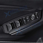 Carbon Fiber Look Inner Window Switch Panel Cover Trim for Honda Accord (2018-2022)