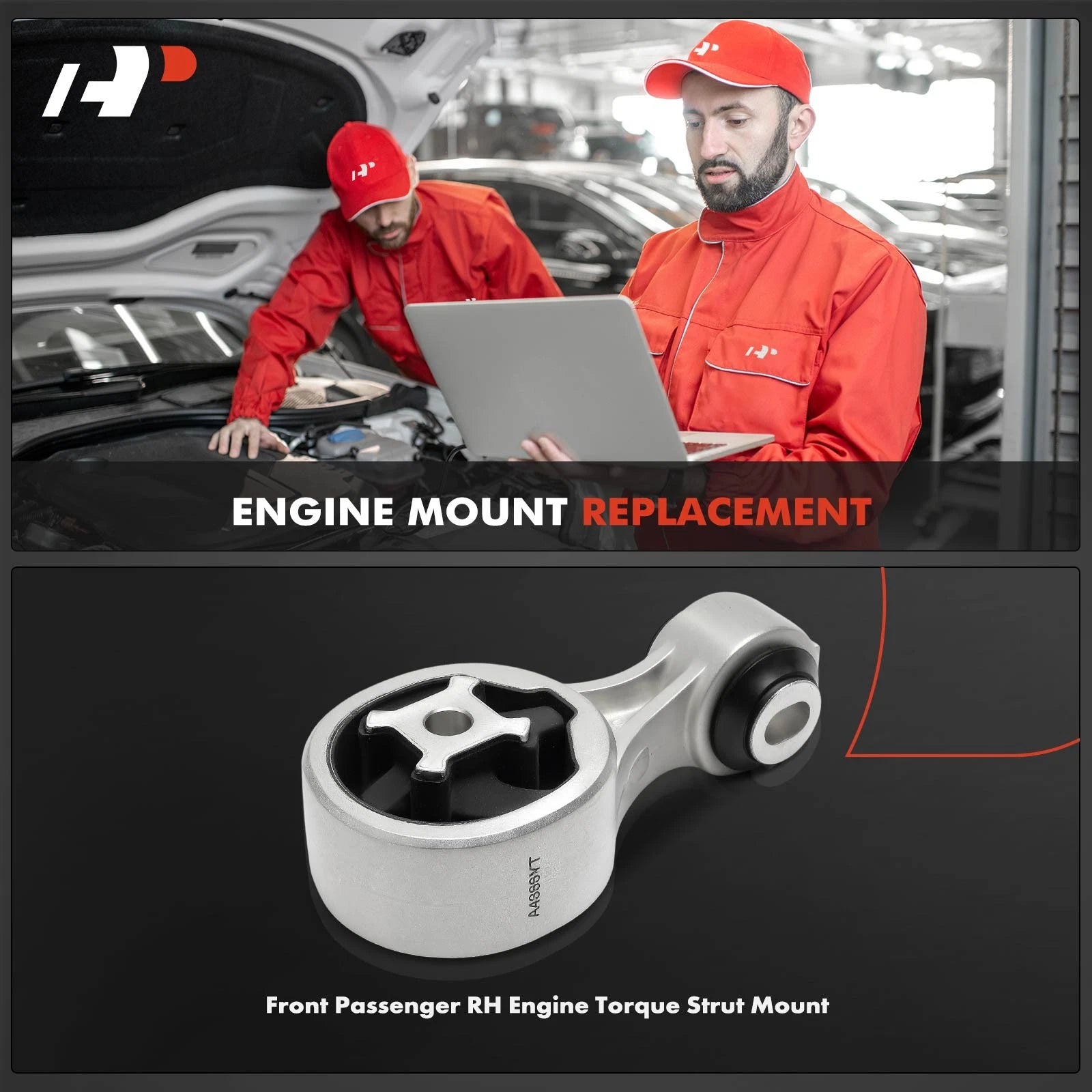 Front Right Engine Torque Strut Mount for Nissan Rogue (2014-2020)