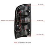 Chrome/Red Tail Brake Light for Chevy Colorado (2015–2022) - Passenger Right