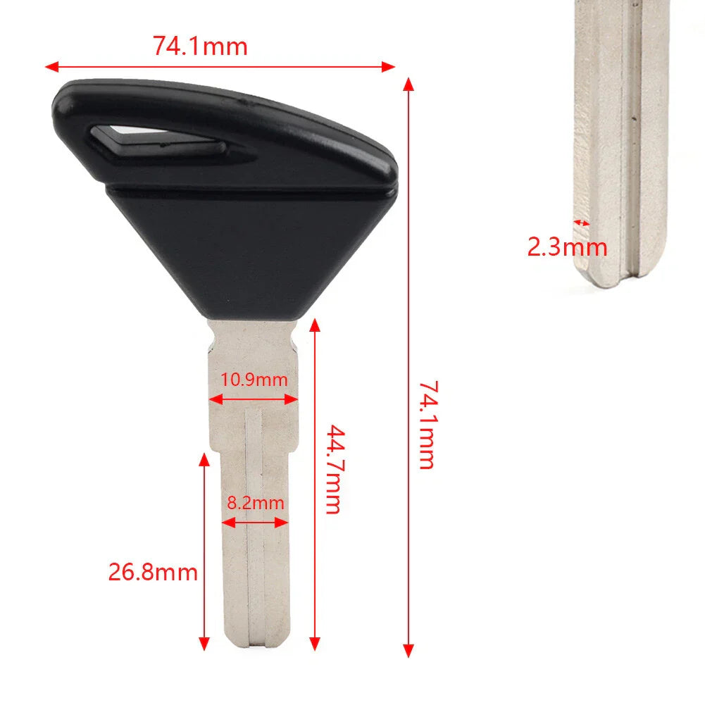 Uncut Blade Blank Key for Aprilia ETV 1000, Caponord, RS125, 250, Mana 850, RXV 450