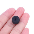 Pinch Roller for Cassette Recorder (13.5x8x6.8x2mm) Black Rubber